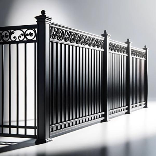Modern Design Meets Durability Aluminum Privacy Fences with Customizable Thickness