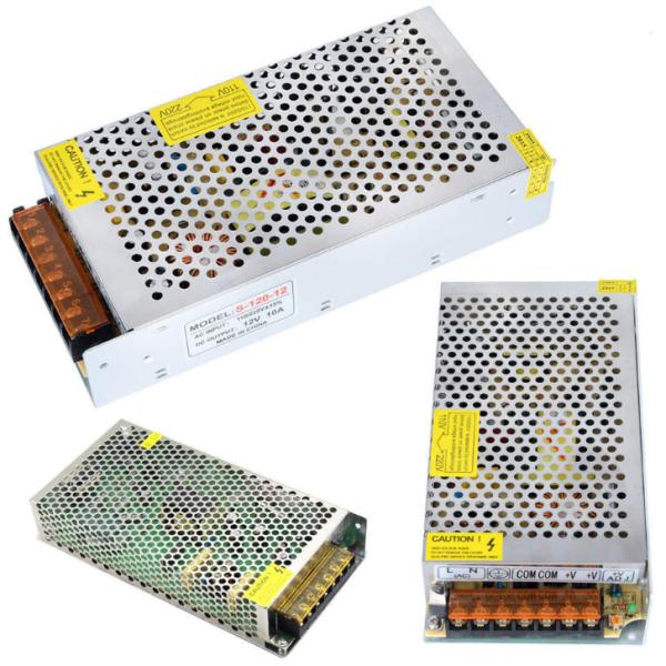 Switching Power Supply 12V DC 10A 120W for LED Lights Constant Voltage Transformer