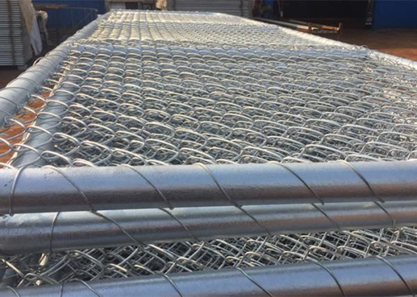 Customizable Chain Link Fence Gate 75mm X 75mm Wire Mesh For Sheep Yard