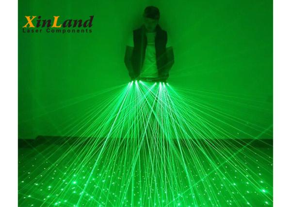 Material de nylon dos lasers poderosos exteriores verdes do projetor de laser 532nm DJ