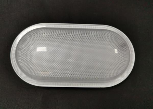 3200K Oval 2 Color 20W Transparent Diffuser Bulkhead Light