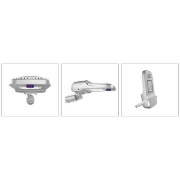 100W 120W Solar Powered Street Lights Outdoor Alloy Aluminum High Light Efficiency