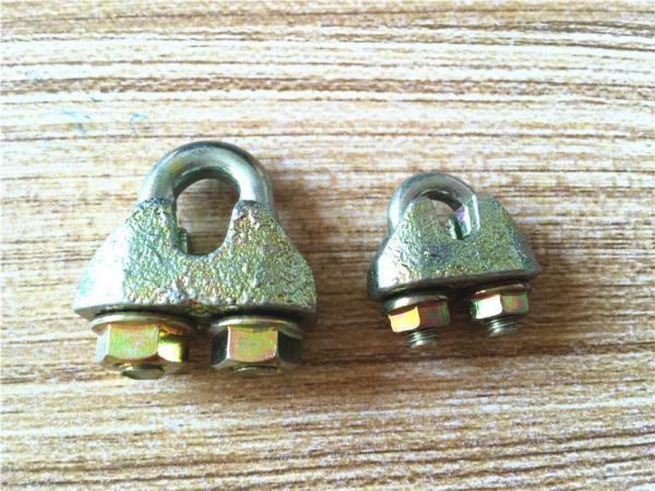 DIN 1142 Standard Wire Rope Clamp / Wire Rope Clip Fit Wire And Cable
