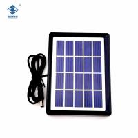 sistema portátil 1.3W de 5V Mini Outdoor Camping Solar Panel ZW-1.3W-5VM Mini Home Solar Power Charger