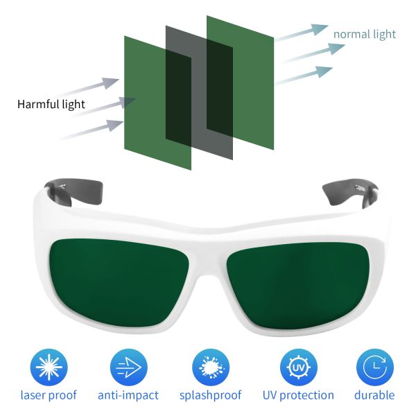 Laser Safety Glasses Laser Saftey Glasses Laser Protection Safeti Glasse 200-450nm 560-2000nm 1320nm 1610nm Co2 Laser Pointer Laser Safety Glasses Ipl Laser Glasses Laser Protection Goggles glasses