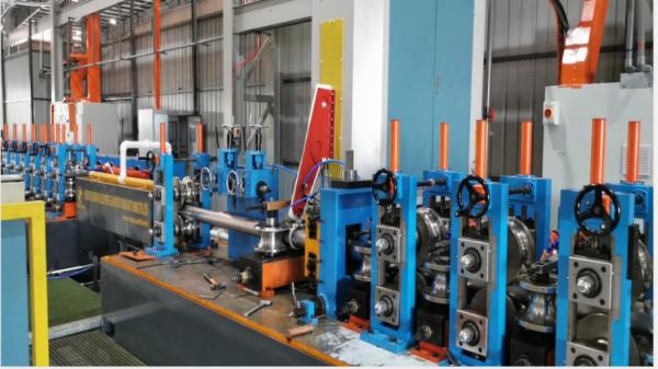 High Precision Steel Tube Mill Line for Round Square Rectangular Pipes
