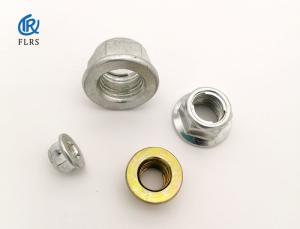 Prevailing Torque Hexagon Lock Nut with Flange Galvanized Finishing Hex Flange