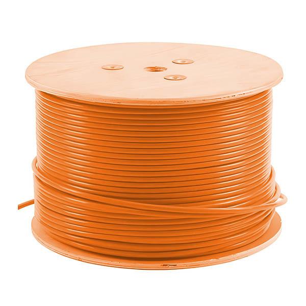 0.55mm Bare Capper Cat5e FTP 24AWG Orange PVC Cable Pass Fluke