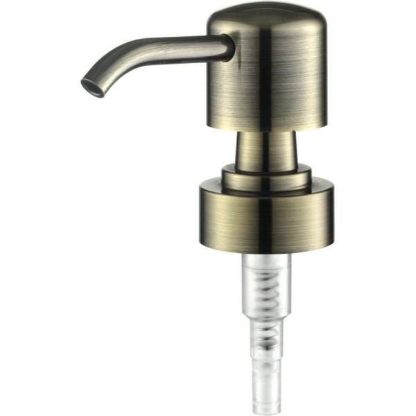 JL-KW102E Bathroom Soap 1.00ml/T Antique Brass Plastic Bathroom Pump Lotion Pump 24/410 28/400 28/410