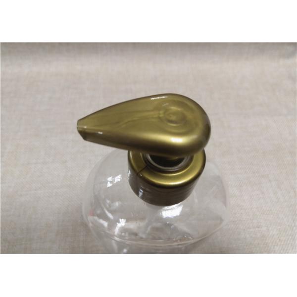 28 / 410 Gold Plastic Lotion Pump For High Viscosity Liquid Left Right Lock