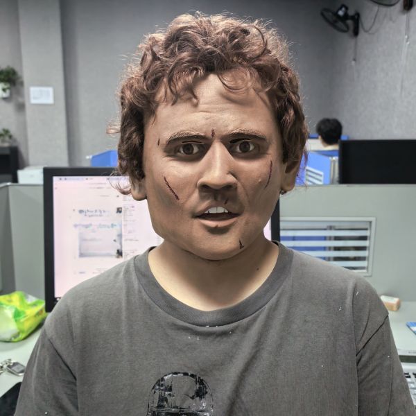 Lifelike Silicone Human Mask for Professional Costume and Theatrical Events One Size Fit Most