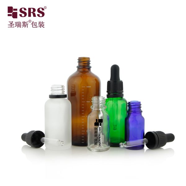 5ml 10ml 15ml 20ml 30ml 50ml 100ml Glass Dropper Bottle for Skincare Essential Oil with Tamper Evident