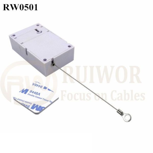 RW0501 Cuboid Anti Theft Pull Box With Ring Terminal Inner Hole 3mm 4mm 5mm For Option