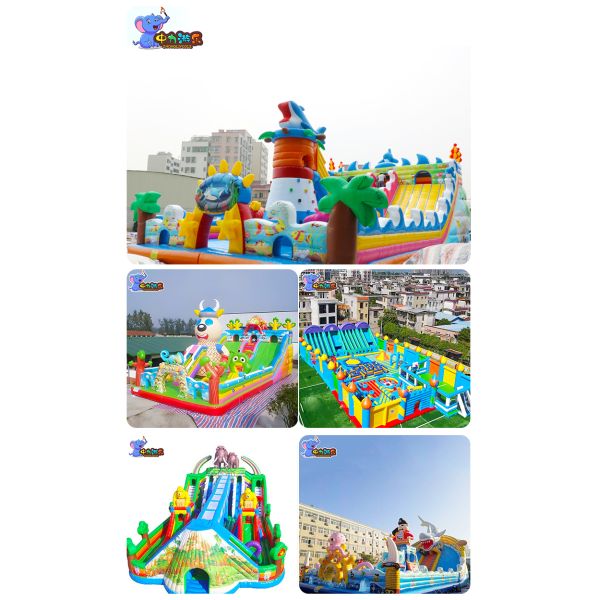 Outdoors Inflatable Bouncy Castle Inflatables Amusement Park Obstacle Course