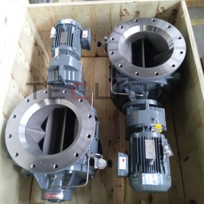 Carbon Steel Particle Rotary Feeder With Valve Housing / Rotor Material