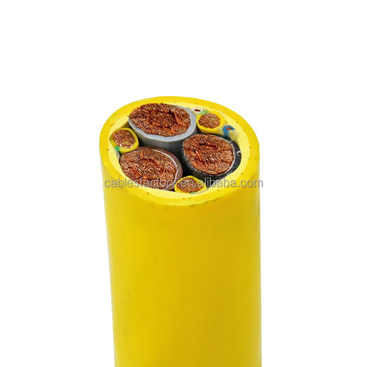 0.6/1kV Rated Voltage Buflex M PUR Rubber Cable with Flame Retardant Polyurethane Sheath and Class 5 Flexible Copper Conductor