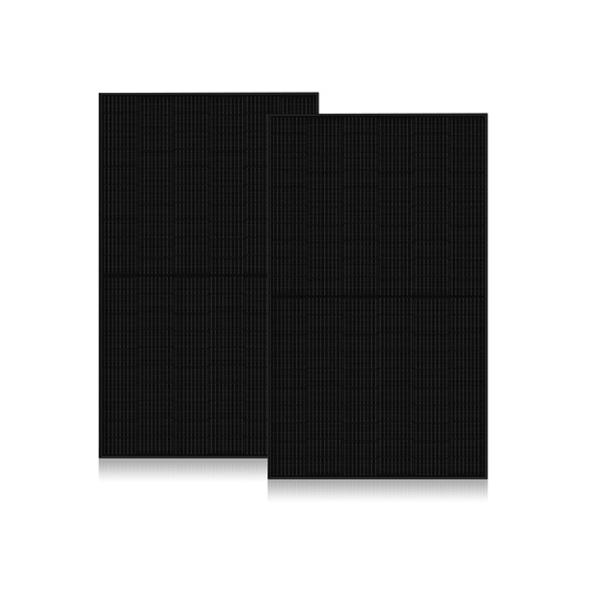 Черный 370W 360W портативные солнечные панели 182mmx182mm Размер ячейки