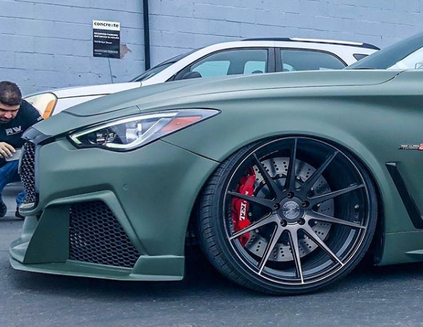 Infiniti Q60 Большие тормозные комплекты 6 поршневого калибра с 405*34 мм роторо