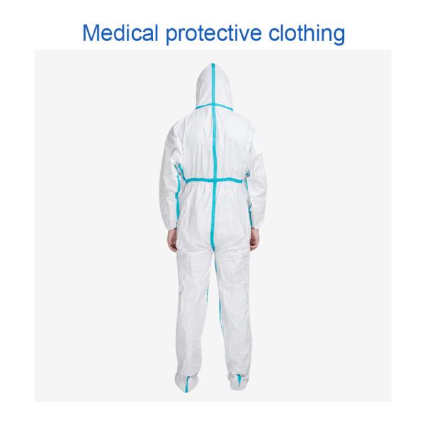 Костюм предохранения от вируса Нонвовен СМС прозодежд опционного размера водоустойчивый устранимый