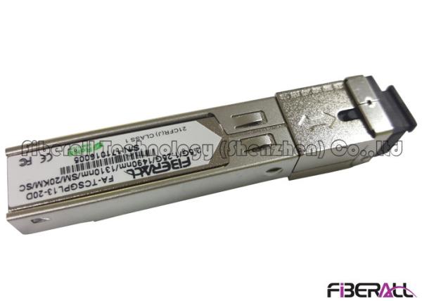 Industrial 1310nm/1490nm GPON ONU B+ SFP Optical Transceiver Single Fiber SC