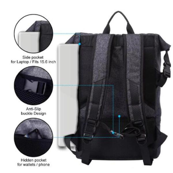 Custom Outdoor Waterproof Duffel Backpack Large Pocket Roll Top Sport Backpack