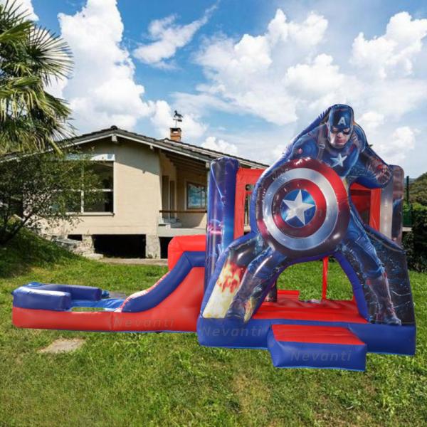 kids inflatable bouncy castle for outdoor play Blower repair kits included