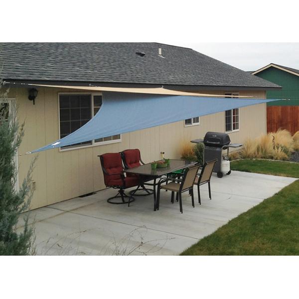 Stainless Steel D Ring Sand Commercial Shade Sails 98% Shade Rate Available