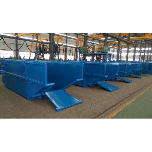2CBM-40CBM Metal Skip Bin , Construction Skip Bins For Waste Management