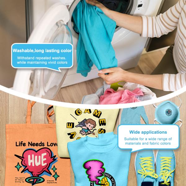FCOLOR Double Glossy Matte Instant Peel A4 A3 A3+ 13*19 Heat Transfer Printing Pet DTF Film Sheet for T-shirt
