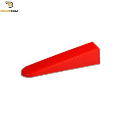 PP Red Reusable Floor Tile Leveling Wedges For Ceramic Tile Leveling