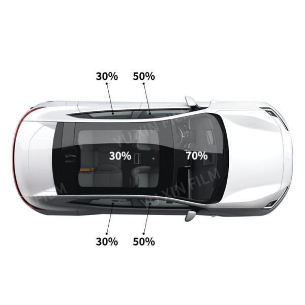 3 Mil Nano Ceramic Auto Security Film Anti Explosion 99% IRR Security Tint For Car Windows