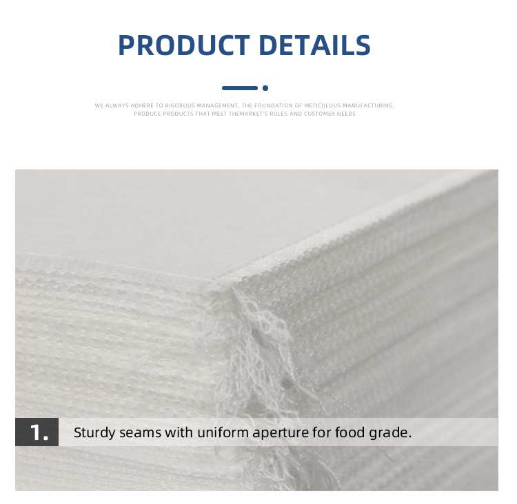Disposable Milk Filter Sleeve with Stitched Edge Sealing and 200 Mesh for Efficient Milk Purification