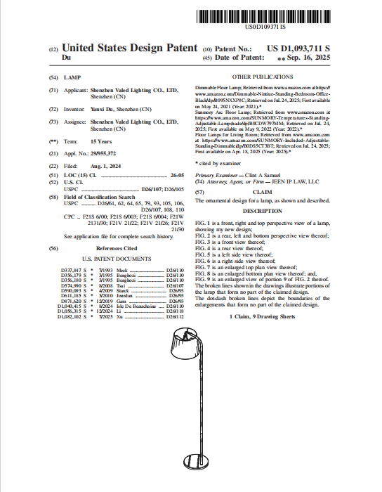 Shenzhen Valed Lighting Co., Ltd. Certifications