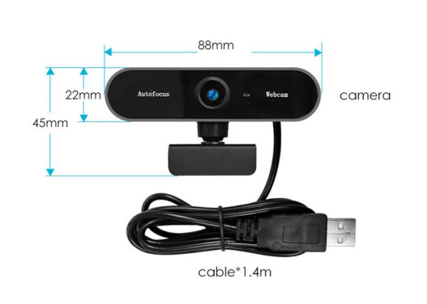 Câmara web com microfone, câmara web do ODM USB do OEM de 1080p Hd com microfone