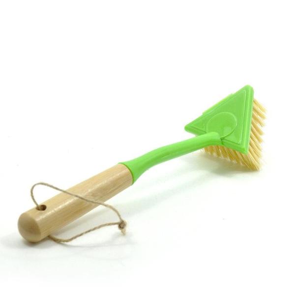 A escova de limpeza longa do potenciômetro de Pan Wood PP do punho para a cozinha remove a limpeza
