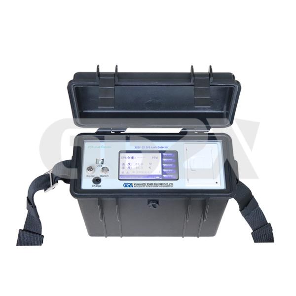 Alta sensibilidad 110 portátiles ~ detector de escape cuantitativo del gas de 220VAC DC SF6