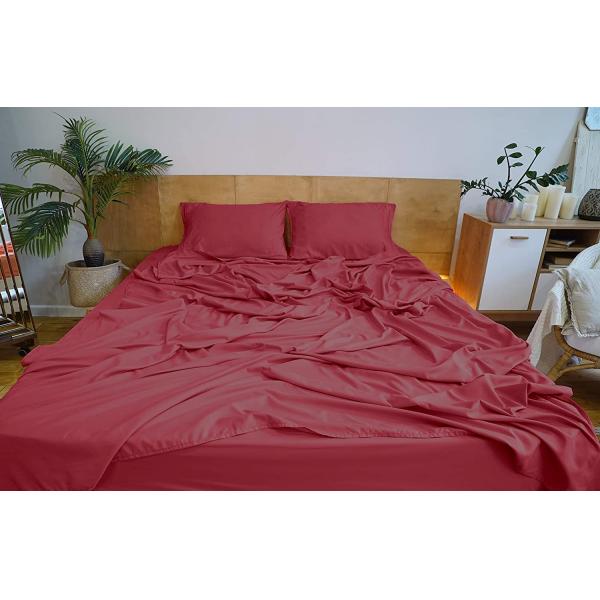 XINPAI Microfiber Three Lines Embroidery Massage Bedding Sheet Set for Flat Bed Sheet