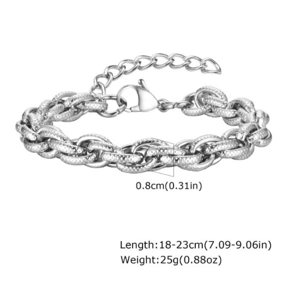 Stocked 316L Stainless Steel Bracelet for Men Classic Style Sample Making