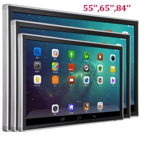 55, 65, 75 and 84 , 86 inch interactive led display for education and business