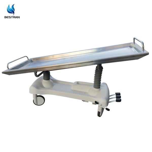 Heavy Duty Hydraulic Mortuary Stretcher 500lb Capacity Ergonomic Lift For Morgue / EMS