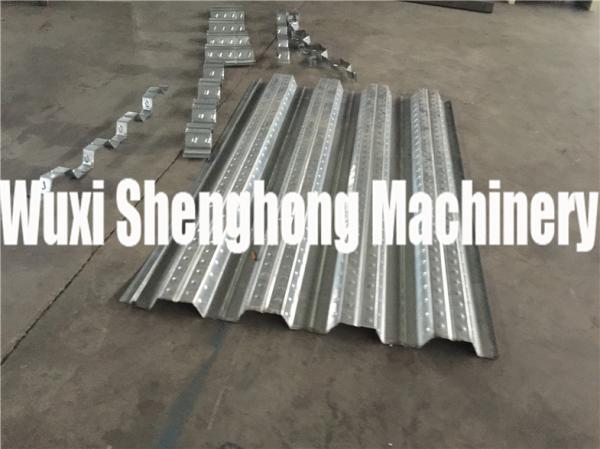 Customized Metal Deck Roll Forming Machine With Mechanical Decoiler