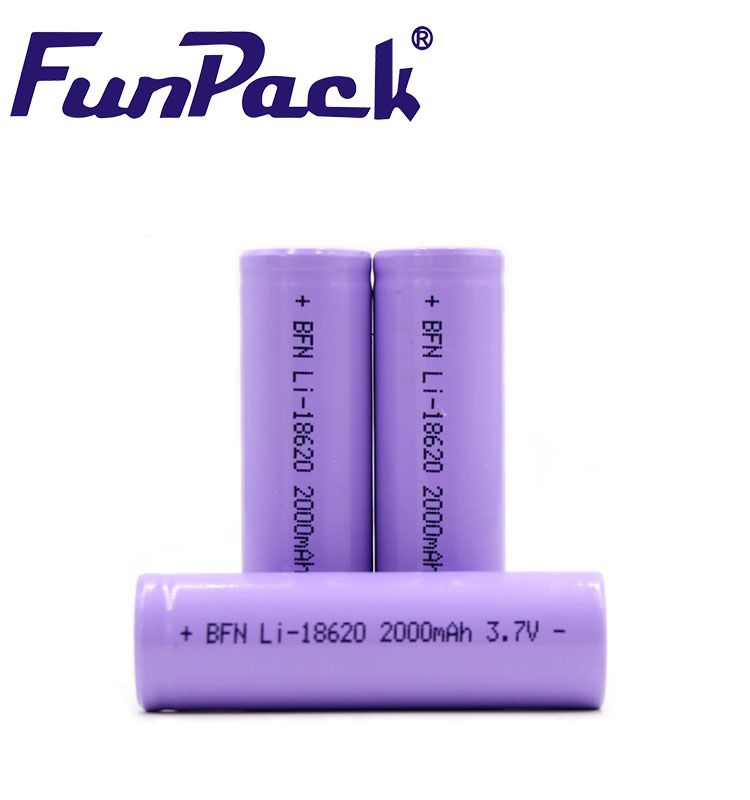 батарея AAA иона лития 18620C перезаряжаемые, батарея 1.5A 3.7V 2000mAh