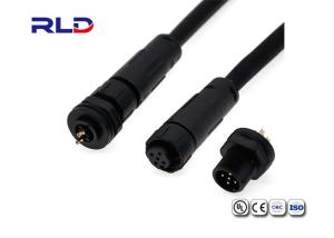 Female 6 Pin M12 Waterproof Connector Electrical Circular Connector