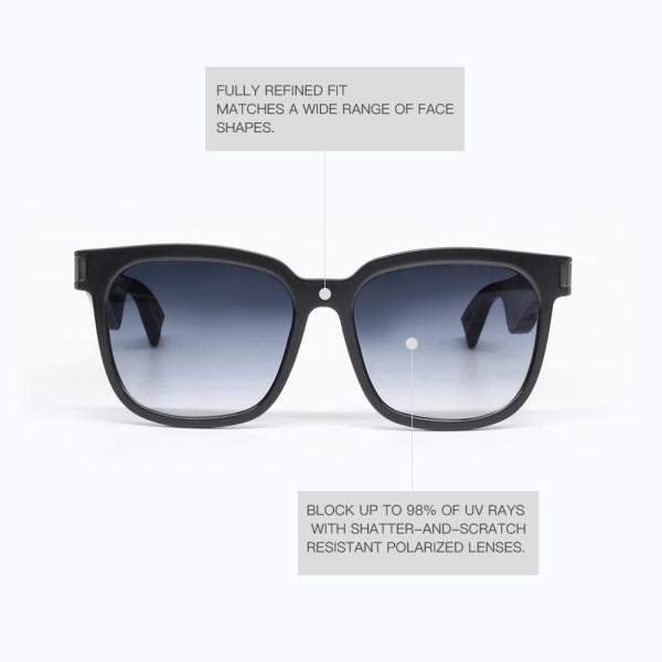 Eyewear Tws аудио солнечных очков блютуз ПК Odm 49g 12h умный