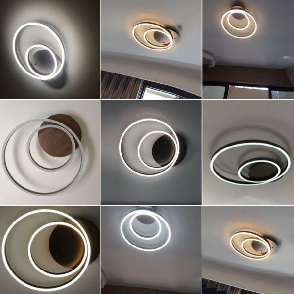 Ring Black Ceiling Lamps For Indoor home decorate ceiling lights (WH-MA-92)