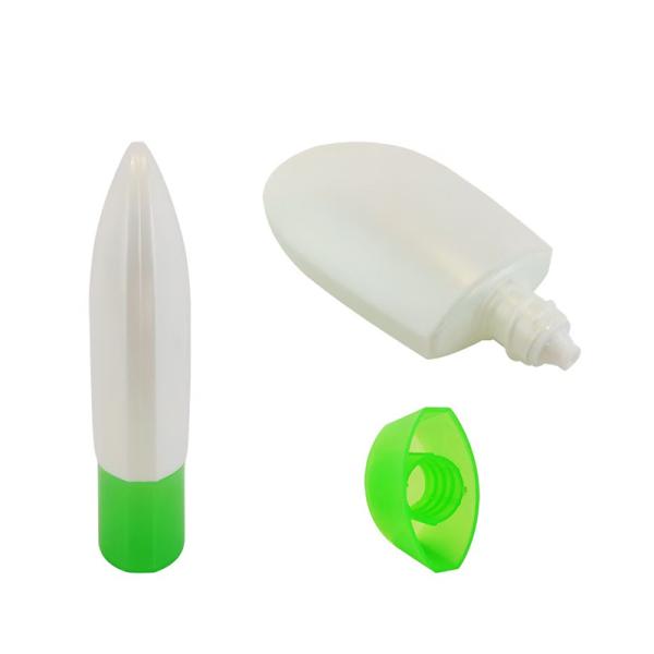 30 ml 50 ml de protector solar base suero loción botella de plástico prensable cosmético