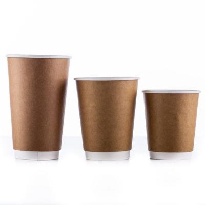 Os copos de café quentes da parede dobro do papel de embalagem, copos de papel personalizados personalizaram a cor
