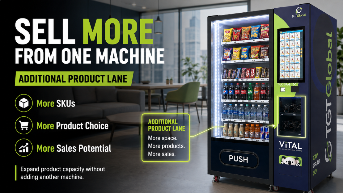 WEIMI Smart Snacks & Drinks Vending Machine with Cloud Management System for Office