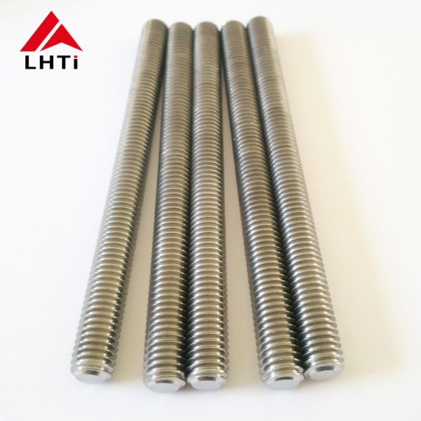 Gr2 Gr5 GR7 GR12 Titanium thread rod DIN 976  M8 M10 M12 M14 M16 M18