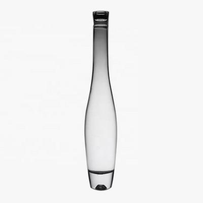 300 ml garrafa de vidro de óleo de cozinha de forma fina e vazia personalizada para uso industrial